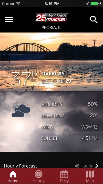 WEEK 25 Weather Tracker app