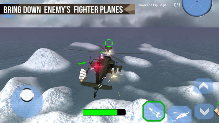 Modern Gunship Shooting Battle