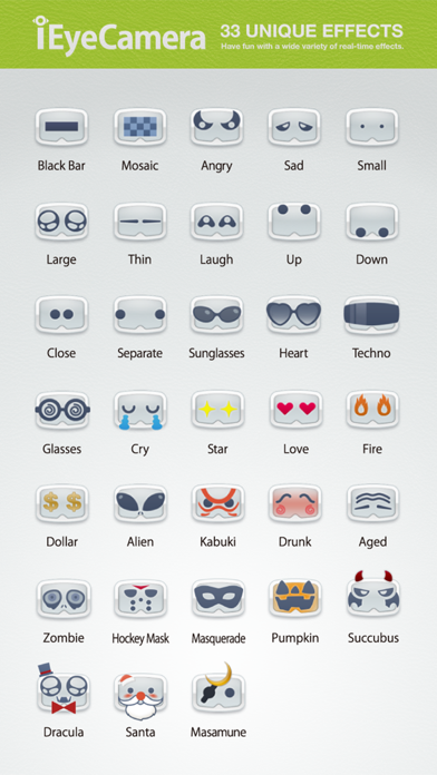 iEyeCamera - リアルタイム変身アプリのおすすめ画像5