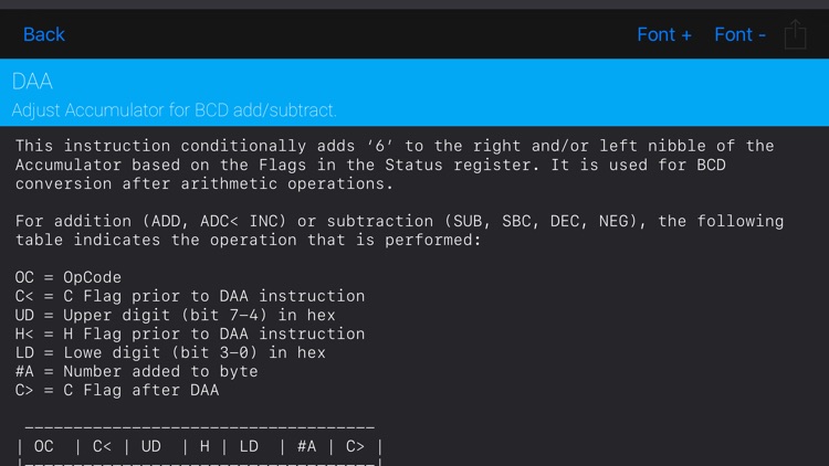 Z80 Reference screenshot-7