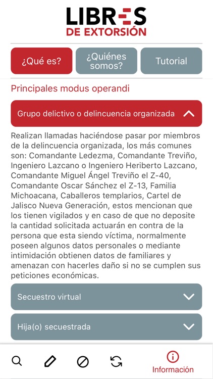 Libres de Extorsión screenshot-4