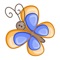 JIDENBO is an iMessage sticker with beautiful butterflies and cute caterpillars