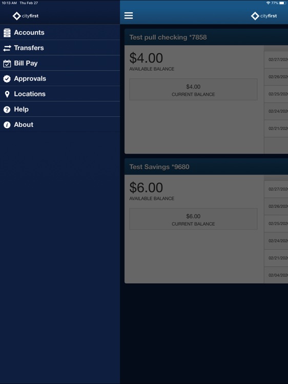 CityFirst Bank DC for iPad