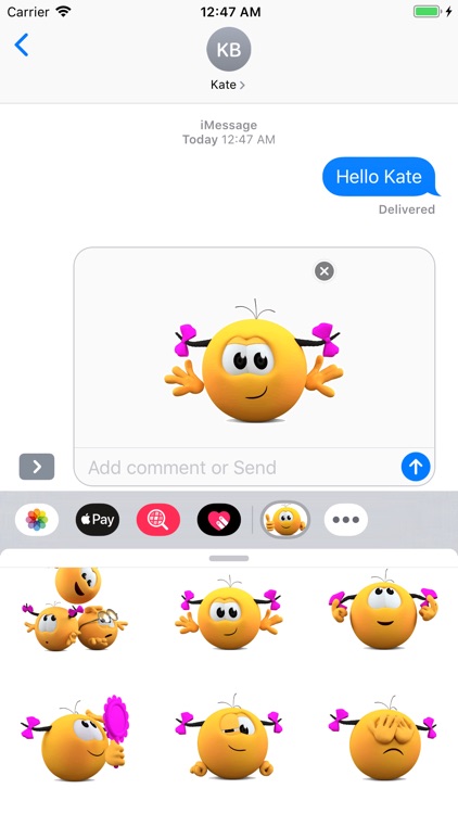 Kolobanga Sticker For iMessage
