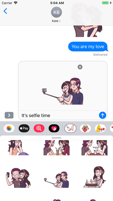 Young Couple Life Stickers screenshot 3