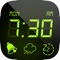 Wake up to your favorite music feeling refreshed, view weather conditions in your area, go to sleep gently listening to soft sounds of nature, turn your iPhone or iPod touch into a beautiful digital clock, and light up the darkness with a powerful built-in flashlight