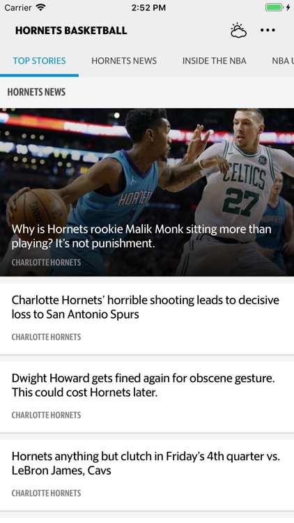 News for The Charlotte Hornets