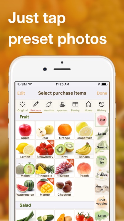 Shared grocery lists plan app screenshot-1