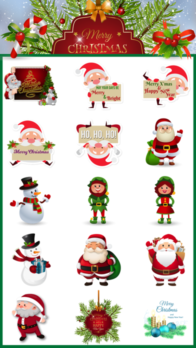 How to cancel & delete Santa Greetings Stickers from iphone & ipad 1