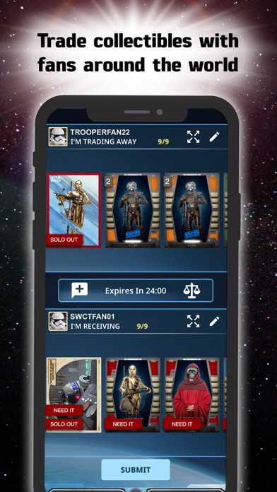 How to cancel & delete Star Wars Card Trader by Topps from iphone & ipad 2