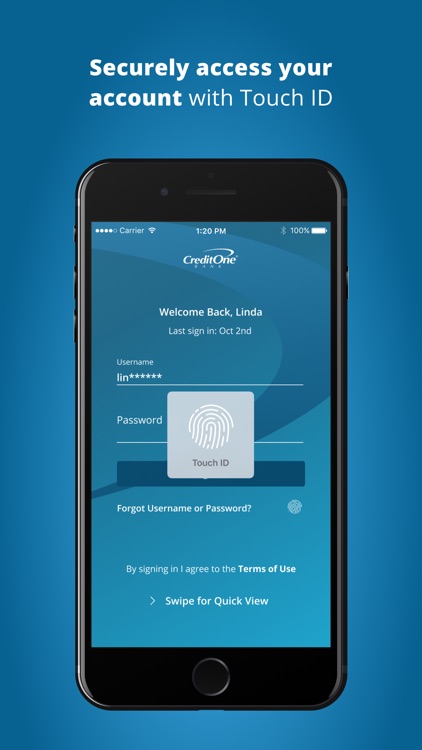 Credit One Bank Mobile screenshot-0