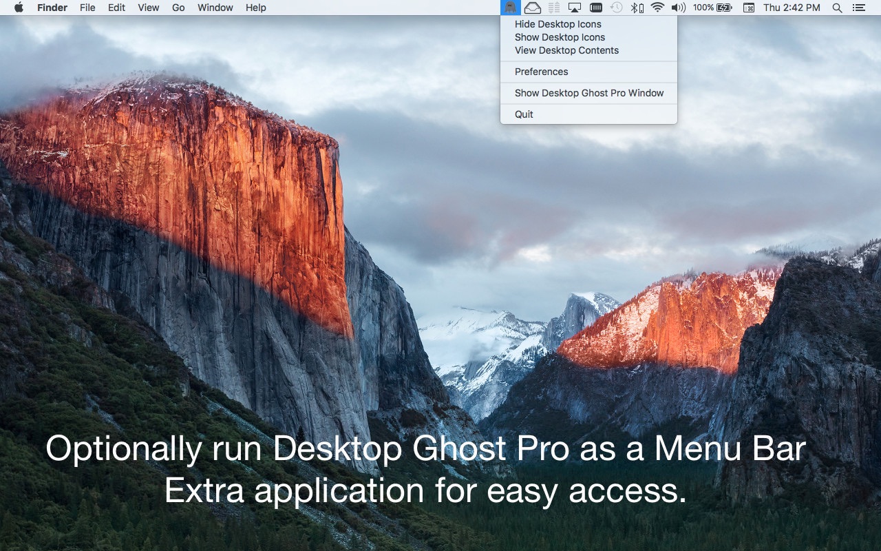 Screenshot do app Desktop Ghost Pro
