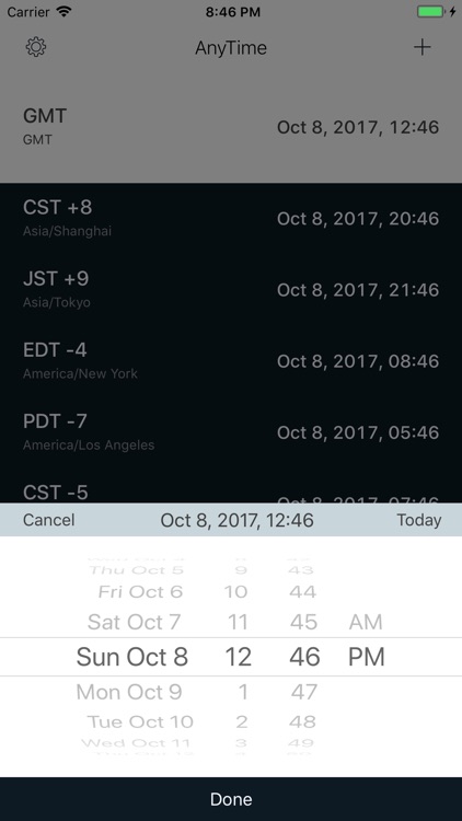 AnyTime - Timezone Calculator