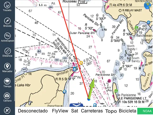 Screenshot 1 AIS Maps: Marine & Lake charts iphone