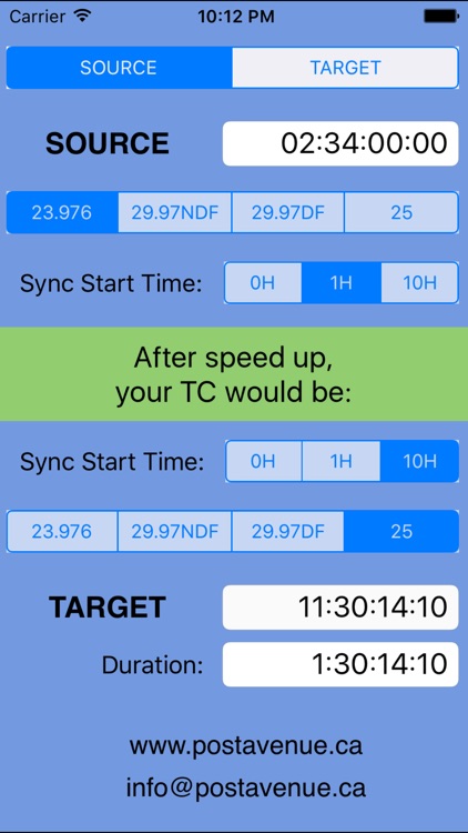 Timecode TC Organizer