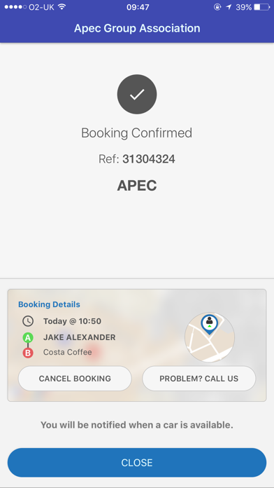 How to cancel & delete APEC TAXIS from iphone & ipad 4