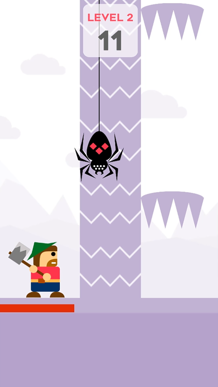 Woodcutter VS Spider