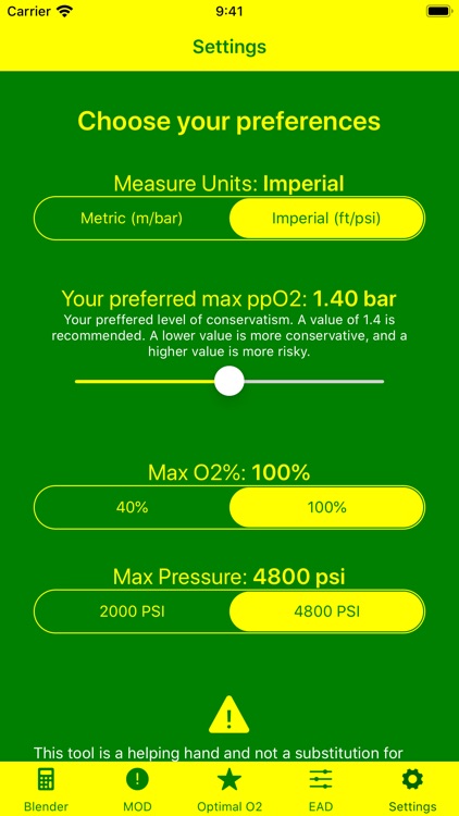 Nitrox Blender & Calculator screenshot-5