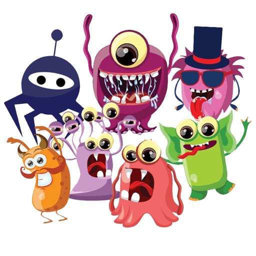 Cute Monster Animated Stickers