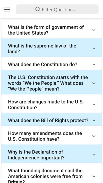 US Civics Test 2021 screenshot-3