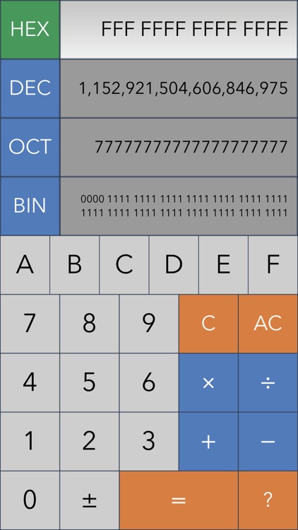 Dev Calc Pro (Hex Dec Oct Bin)