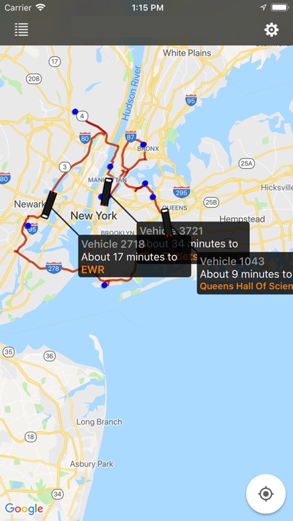 Gateway Global Shuttle Tracker