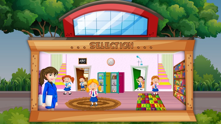 School Doll House Decoration