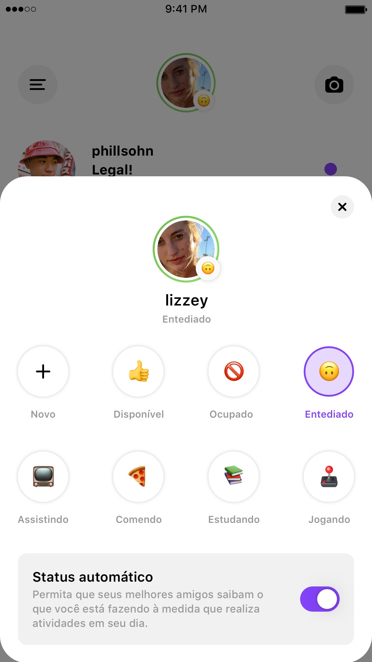 Screenshot do app Threads do Instagram