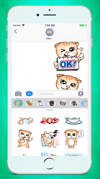 How to cancel & delete Pretty Kitty Cat Stickers from iphone & ipad 1