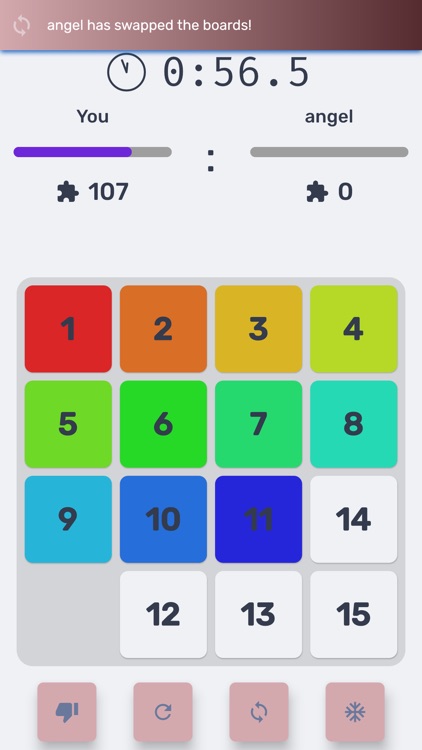 Puzzle 15 Multiplayer screenshot-5