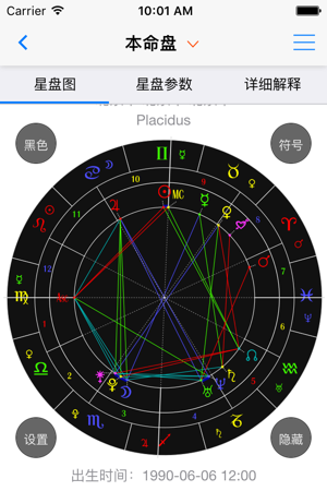 【產品主要特徵】 專業占星排盤軟件,集現代占星和古典占星於一體