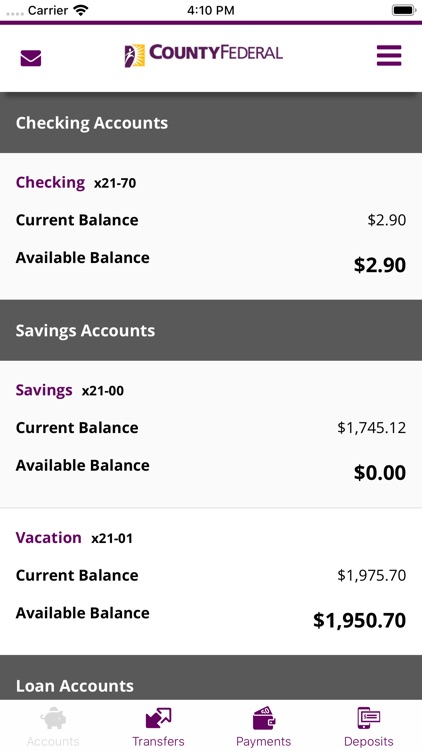 County Federal Mobile Banking