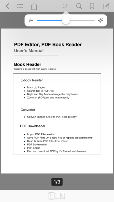 PDF エディタ、PDF ブックリーダー screenshot1