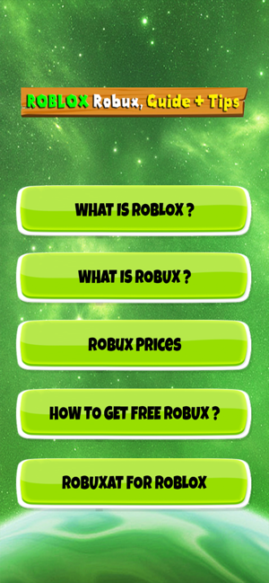 Robux For Roblox On The App Store - how to get robux on an iphone