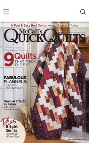 McCall's Quick Quilts Magazine