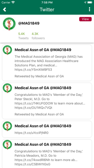 Medical Association of Georgia screenshot 2