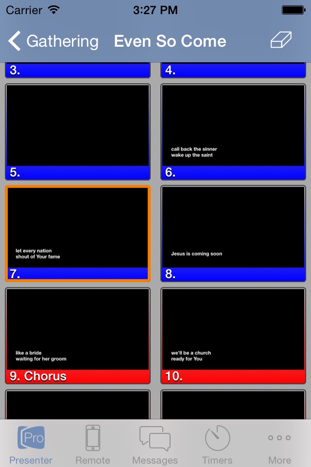 ProPresenter Remote screenshot 3