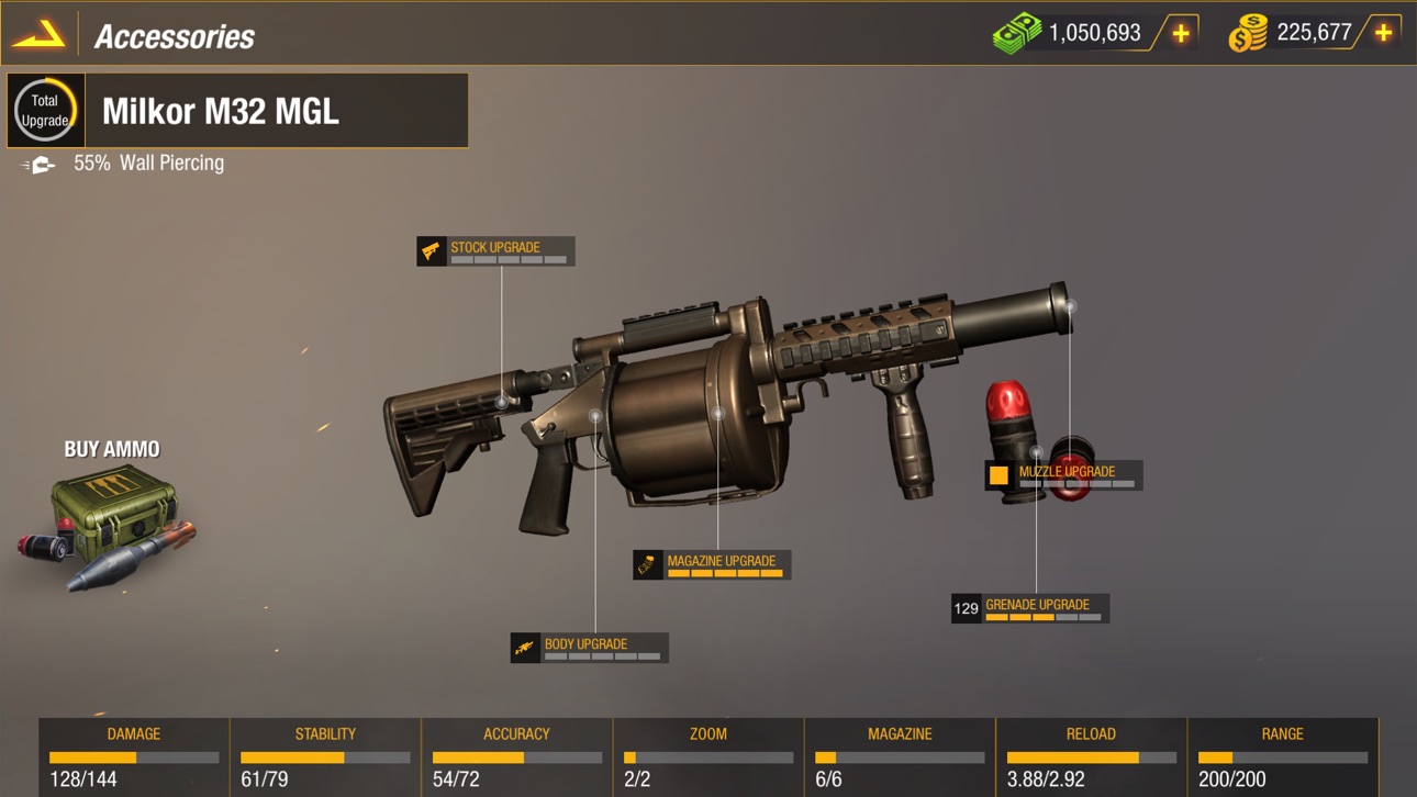 Bullet Strike: Sniper 3D PvP - VIP Hack screenshot 8 - iOS game interface
