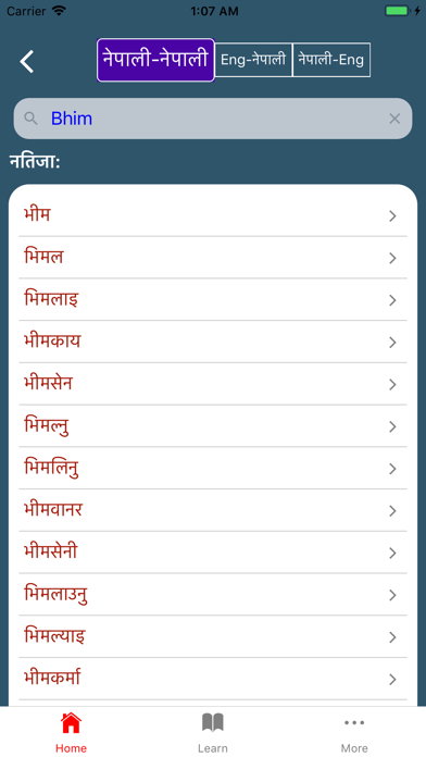 Nepali Shabdakosh screenshot 2