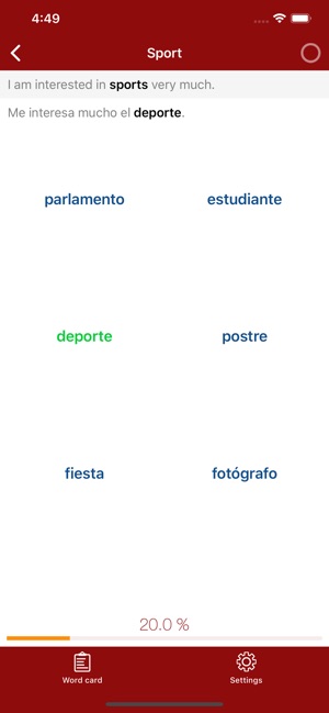 Polyglot - Spanish Words(圖3)-速報App