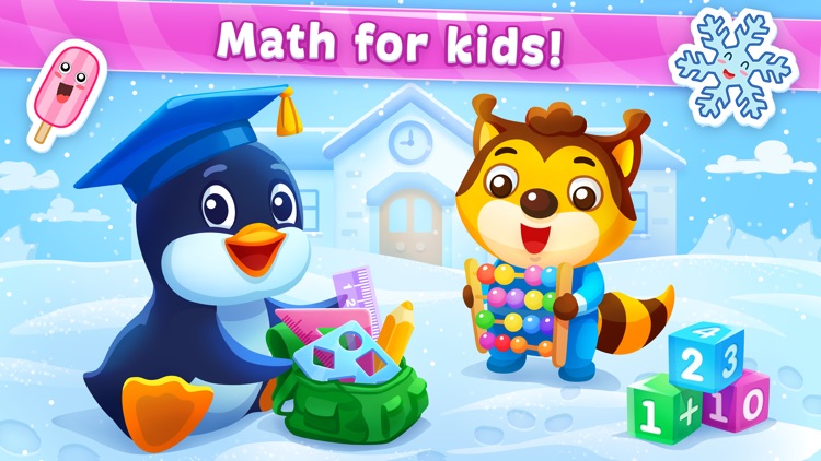 Math games with Pengui