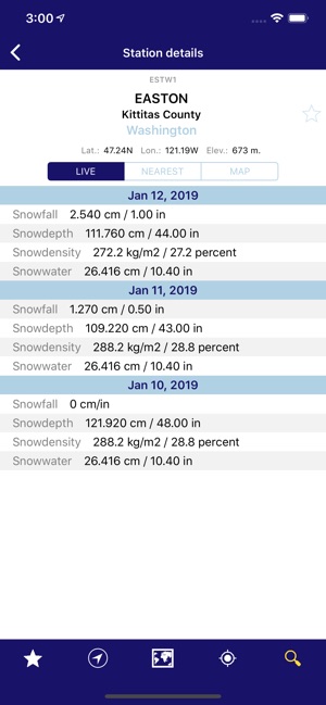 NOAA Snow Live Weather