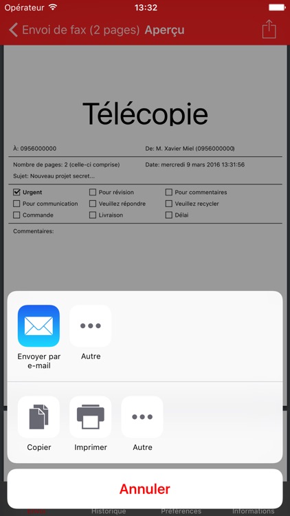 Fax for Freebox screenshot-3