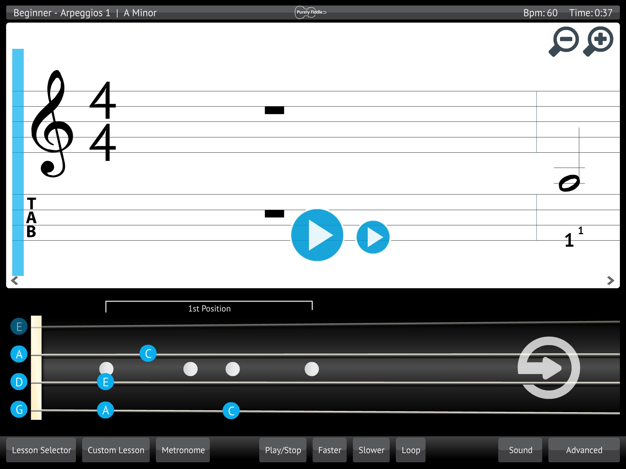 Fiddle Lessons & Learn screenshot 2