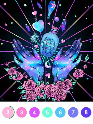 Captura 3 Pintar por número color juegos iphone
