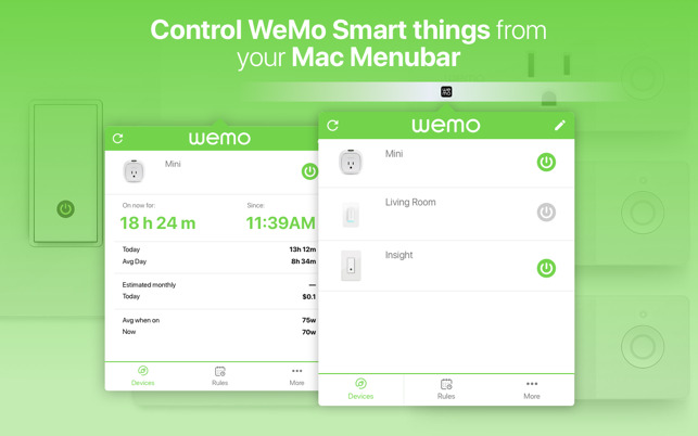 Control For Wemo On The Mac App Store