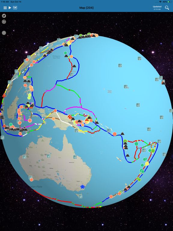 Earthquake+ | Earthquakes Map, News, Alert, Info with Facebook and Twitter integration (former Oz Quake) screenshot