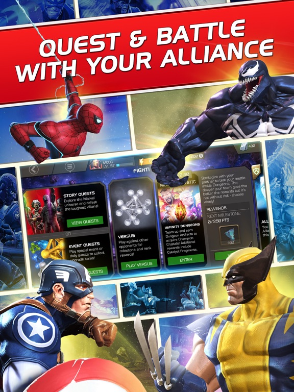 Marvel Contest Of Champions By Kabam Games Inc Ios United - roblox 2 player superhero tycoon teams antman vs spiderman