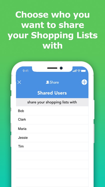 Shopping List & Sharing