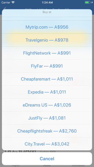 TRAVELO Flights, Hotels & Cars(圖5)-速報App